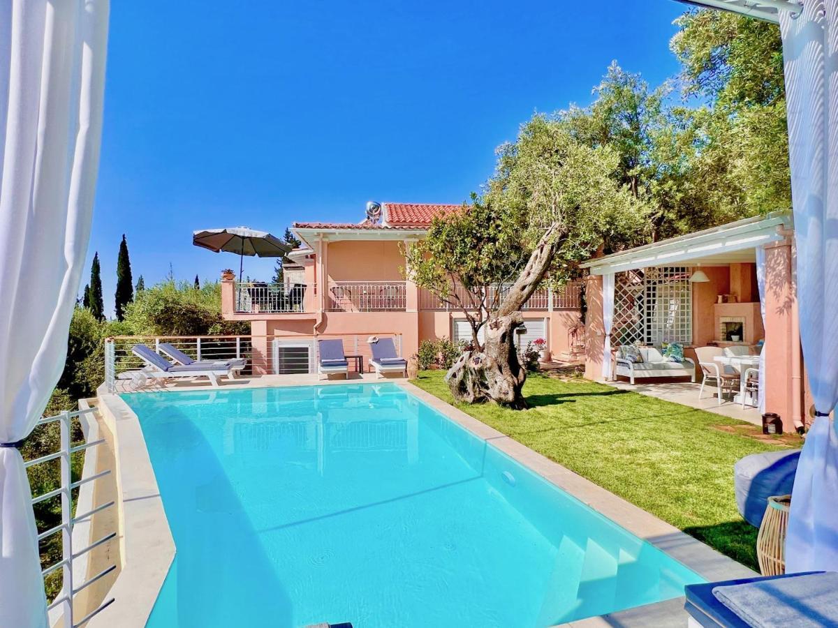 Villa Evmaria With Private Swimming Pool Spartylas Екстериор снимка