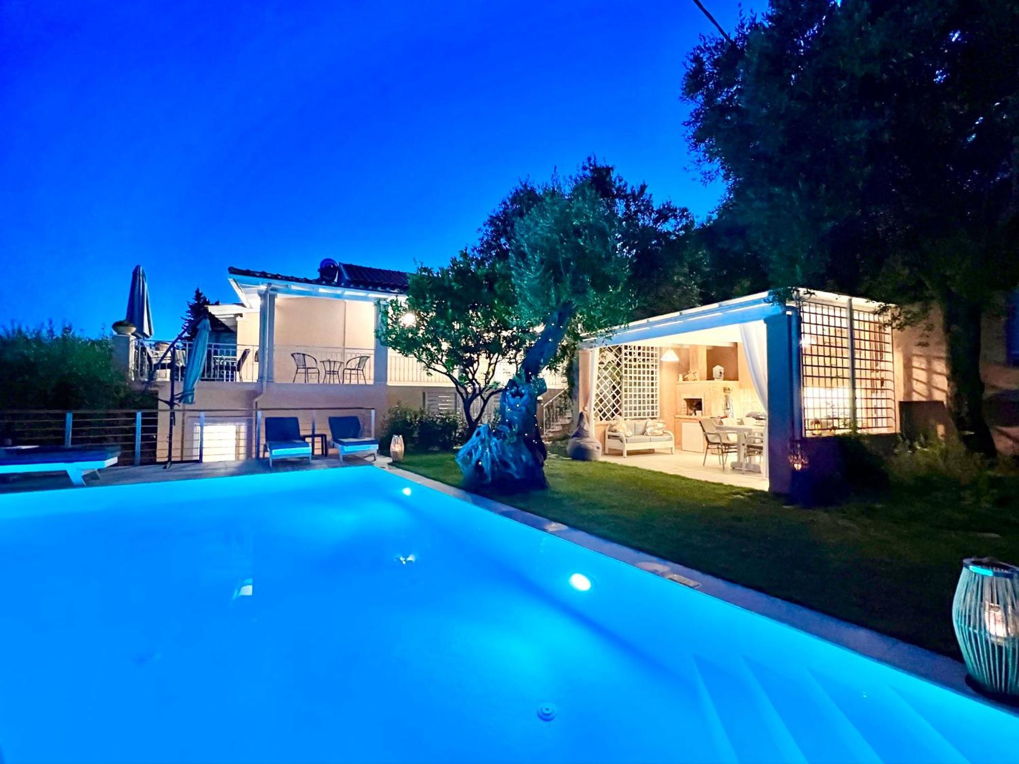 Villa Evmaria With Private Swimming Pool Spartylas Екстериор снимка
