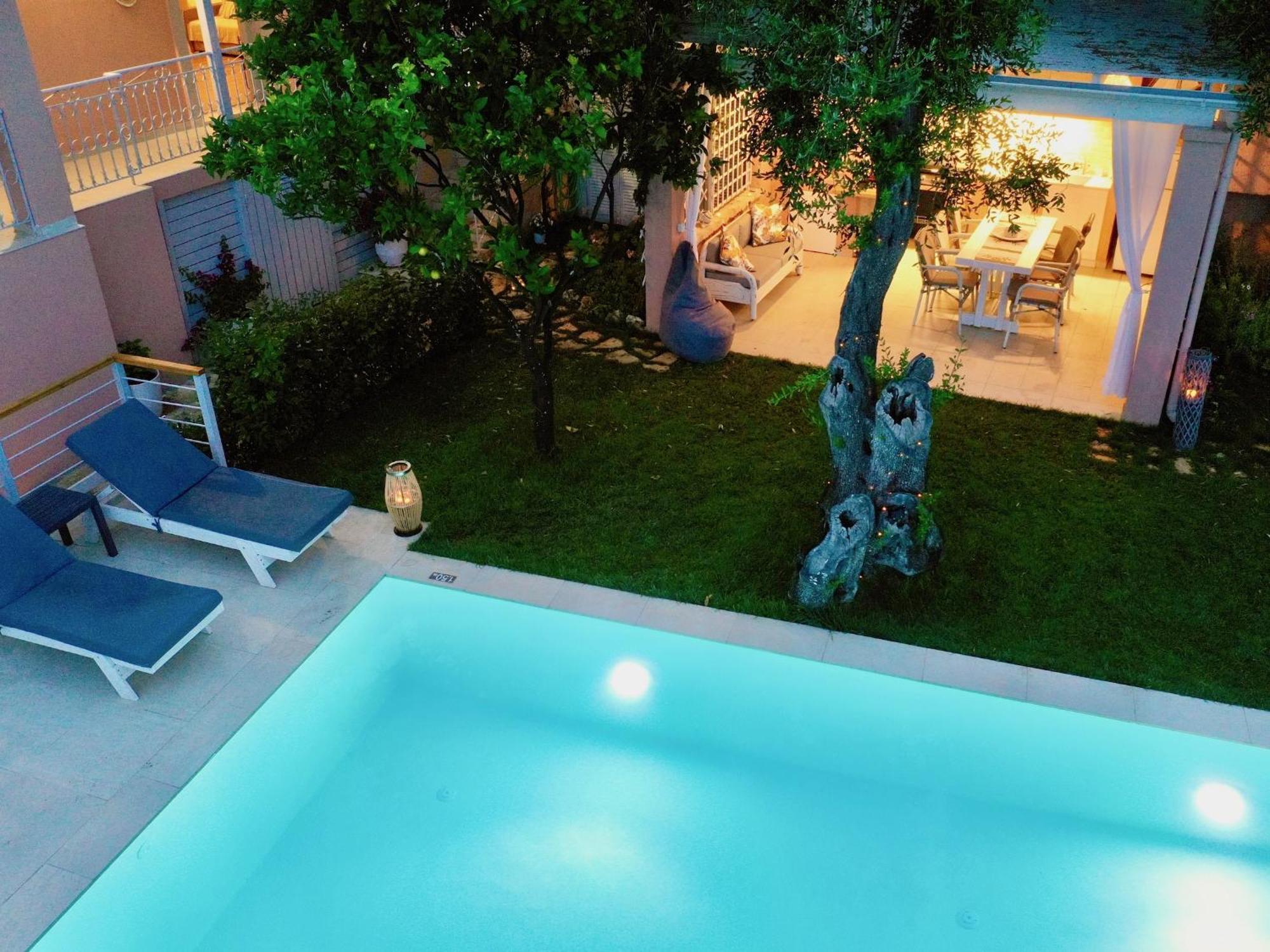 Villa Evmaria With Private Swimming Pool Spartylas Екстериор снимка